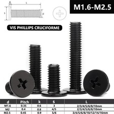 Vis M1.6 M2 M2.5 cruciforme