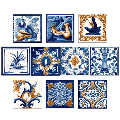 Pcs tile decor - 10,