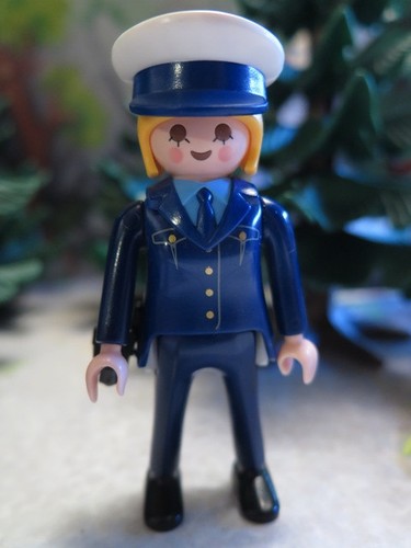 Femme policière agent - , police
