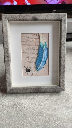 Tableau quilling sur cadre - ,