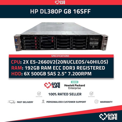 Rack serveur dl380p g8 - serveur, hp