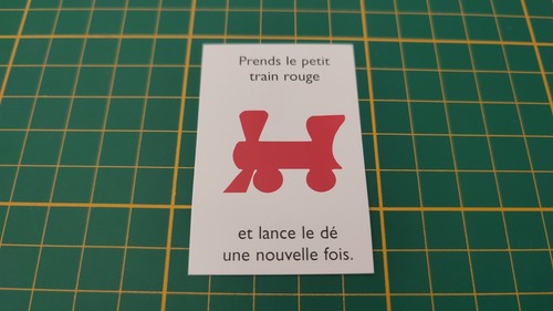 Carte prends petit train - petit,
