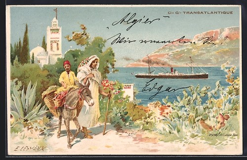 Carte postale artiste - carte,