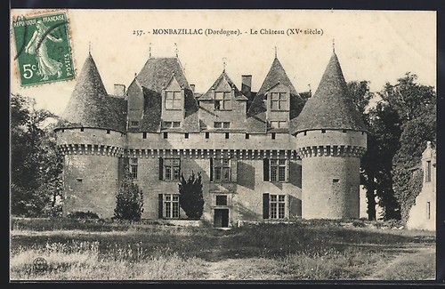 Cpa monbazillac château - monbazillac,, le