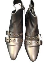 Superbe Boots Grise Argent Fratelli Rossetti 39,5 Tbe Authentique 