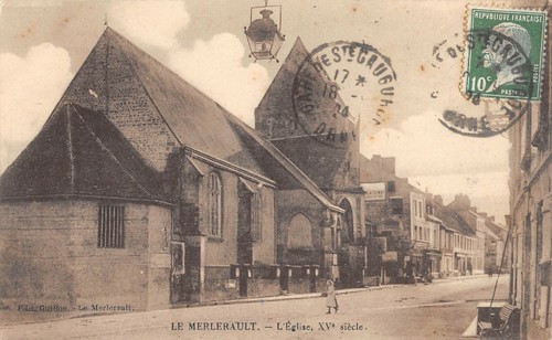 Cpa merlerault eglise - cpa, le