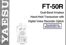 Bedienungsanleitung-Operating Instructions pour Yaesu FT-50 R