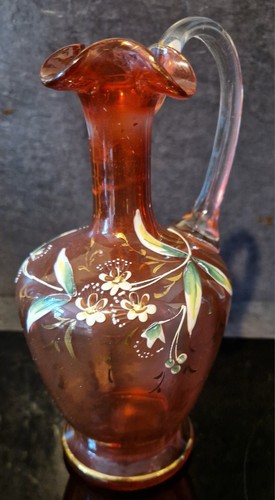 Carafe art nouveau émaillée - carafe,