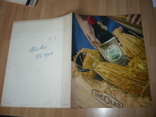 Encart nicolas ancien vin - nicolas,