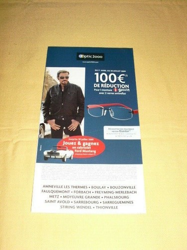 Johnny hallyday dépliant - johnny,