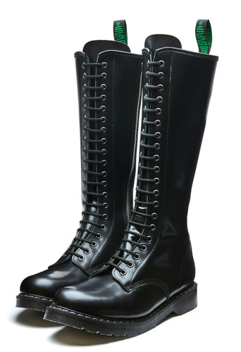 Solovair black shine eye - black, 20
