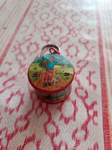 Porte clef tintin boite - porte,