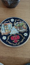 Assiette Collection Céramique Allemagne Peinte À La Main