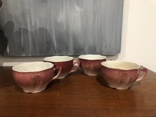4 ANCIENNES TASSES A CHOCOLAT