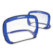 But de foot Pop-Up Lot de 2 cages avec sac de rangement Football enfants Pop-...