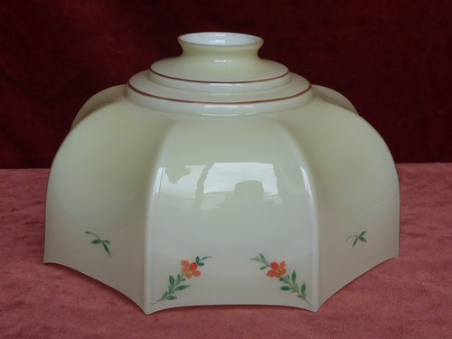 Abat jour ancien verre art - abat-jour,