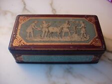 ANCIENNE JOLIE BOITE en fer LITHOGRAPHIEE Maison DEBRAY Usine de CLICHY SEINE