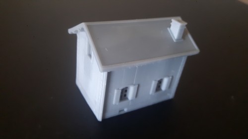 Maison garde barrière simple - maison,