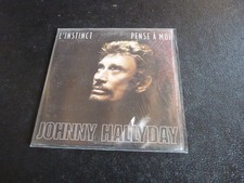 CD SINGLE 2 TITRES "JOHNNY HALLYDAY : L'INSTINCT / PENSE A MOI"