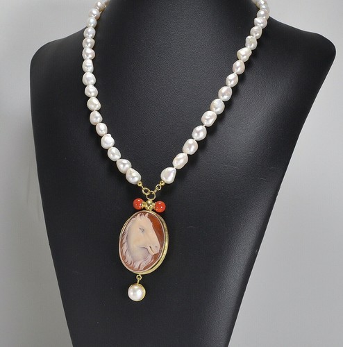 Collier argent perles - collier,