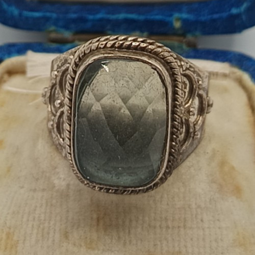 Bague argent aigue - bague,
