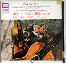 EMI CVA 849 PAGANINI Regis PASQUIER Oscar GHIGLIA  Sonatas pour Violin & Guitar