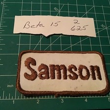 Vintage Jacket Patch Name