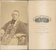 Franck, Paris, Cardinal Morlot CDV vintage albumen print Tirage albuminé  6,