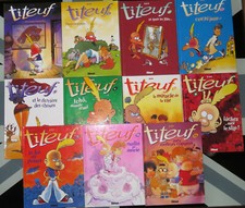 Lot TITEUF de 11 BD BANDES DESSINEES du N°1 au N°11 format A4