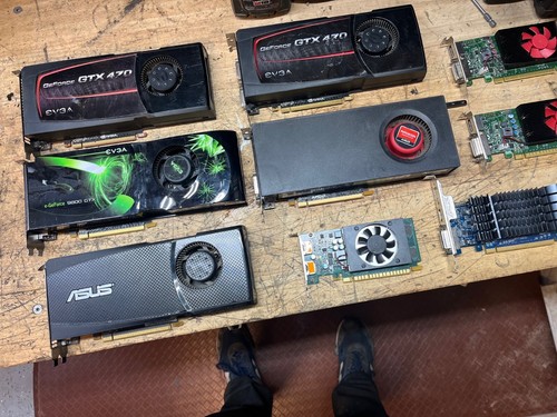 Lot graphics cards - cards, --