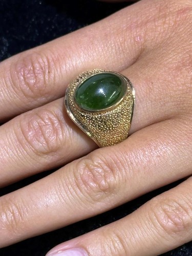 14k jaune vert jade - vert,