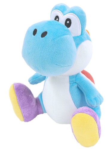 Peluche super mario bleu clair - super,