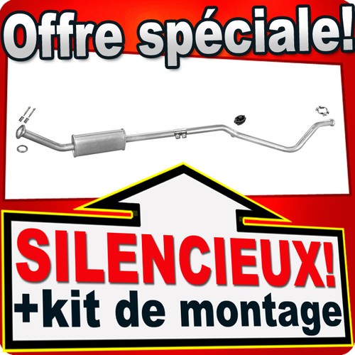 Silencieux intermédiaire pour - intermédiaire,