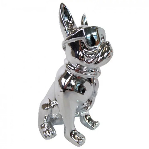 Statue chien bouledogue