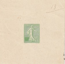 TIMBRE - RARE - Epreuve