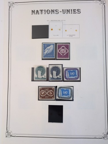 Lot timbres nations unies - lot, nations-unies