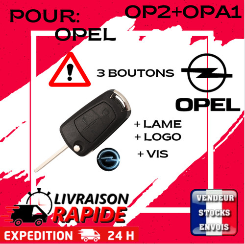 Coque cle télécommande - coque, opel