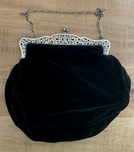 Ancienne grande bourse sac - , en