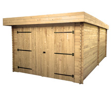 habrita garage avec bac acier 21.46 m2 bois naturel do 3160 p 