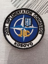 RARE écusson tissus patch OTAN KFOR JIC Kosovo armée opex militaire 2006