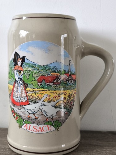 Chope bière alsace litre - chope,