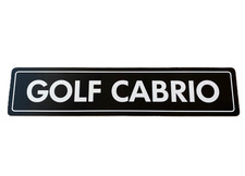 Plaque d'immatriculation Golf