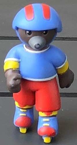 Figurine petit ours brun avec - figurine,