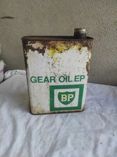 Ancien Bidon d'Huile BP Gear Oil Ep vintage Collection  déco Garage