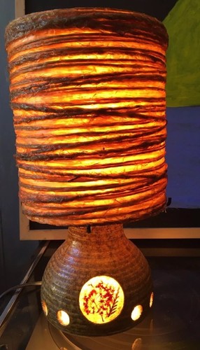 Accolay lampe résine - accolay, cordée