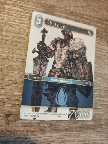 Final fantasy trading card