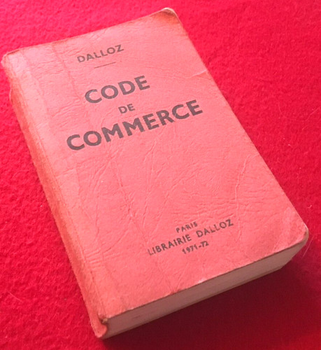 Dalloz code commerce - code, de