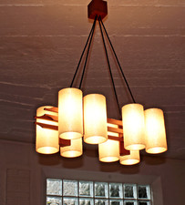 Lustre Scandinave Teck et