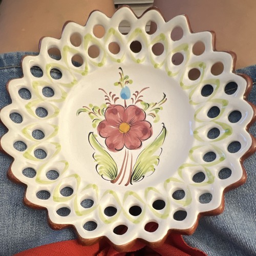Assiette déco ajourée - , en