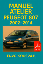 Manuel atelier peugeot 807 - atelier,